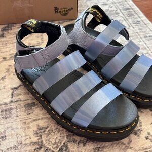 Dr. Martens Blaire Jelly Glitter Platform Strap Sandals